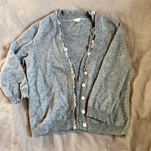 JCrew cropped 3/4 sleeve Cardigan